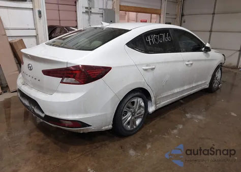 2019 Hyundai Elantra Sel z USA, uszkodzony, nr VIN 5NPD84LF3KH491669